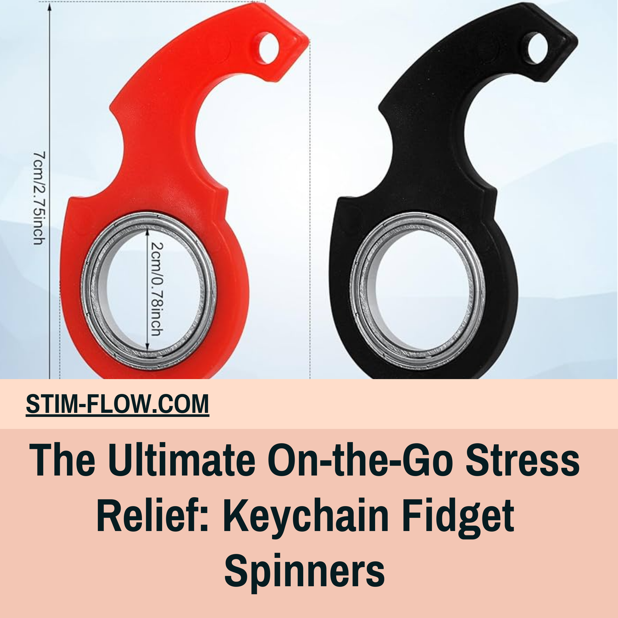 The Ultimate On-the-Go Stress Relief: Keychain Fidget Spinners